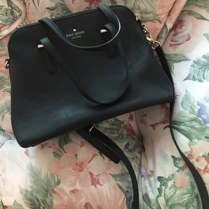Black Leather Kate Spade Purse